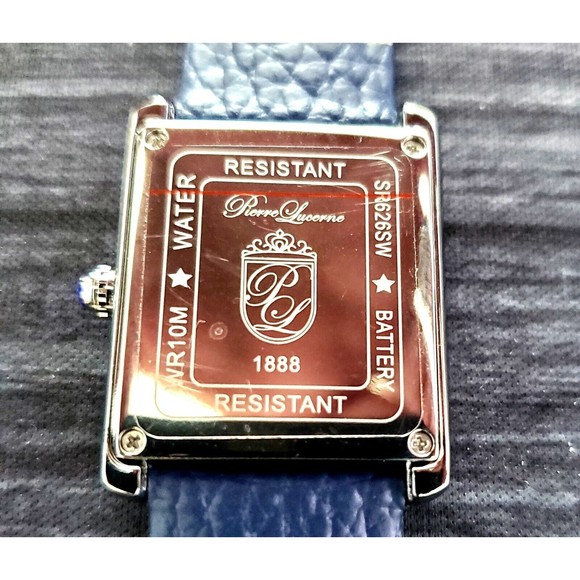 Classic Pierre Lucerne 1888 Swiss Inspired Mens Iconic Designer Tank Dress Watch - Picture 7 of 12